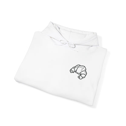 Embroidered Croissant Hoodie