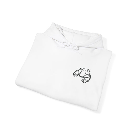 Embroidered Croissant Hoodie