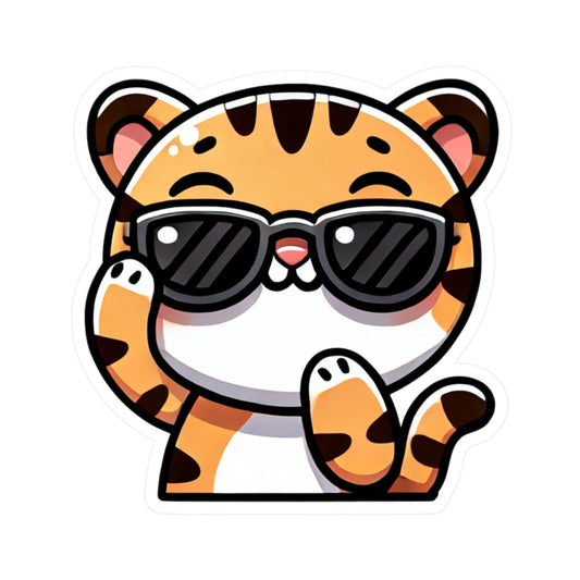 Handsome tiger sticker