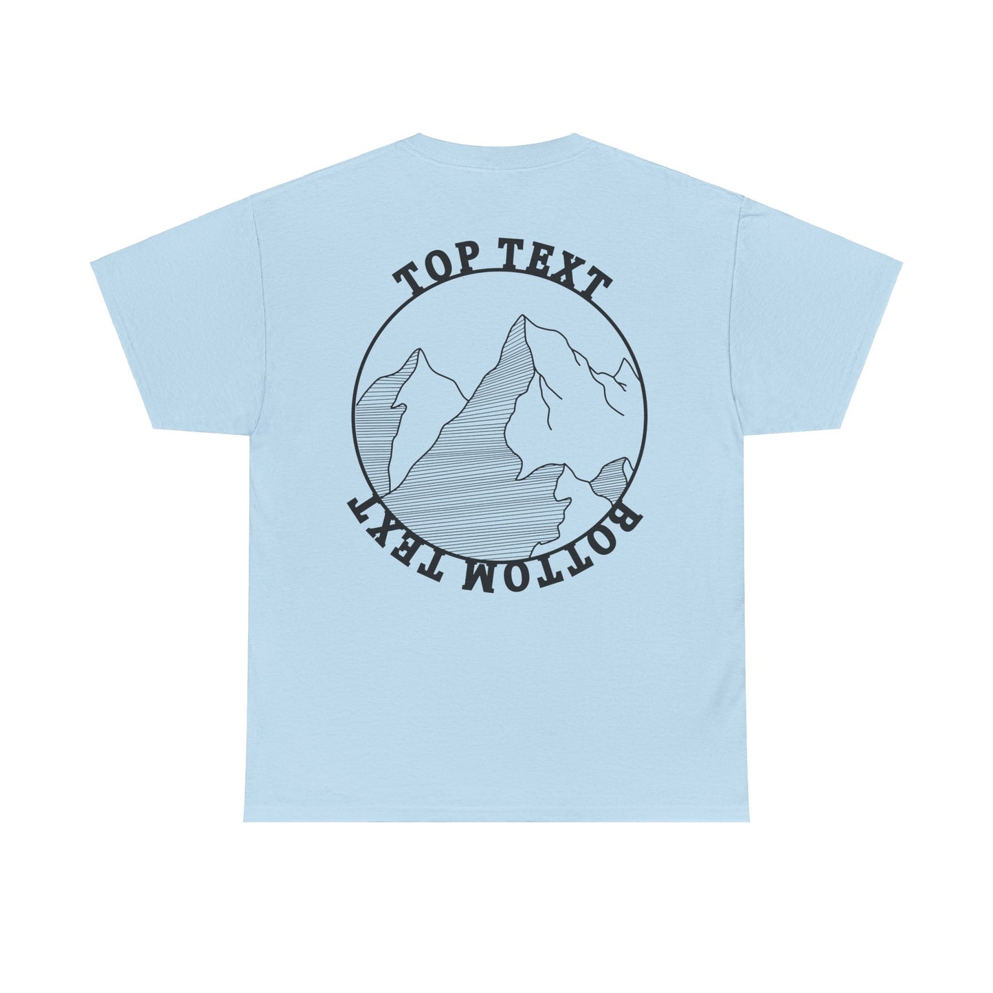Mountain Tee Top-Bottom Unisex