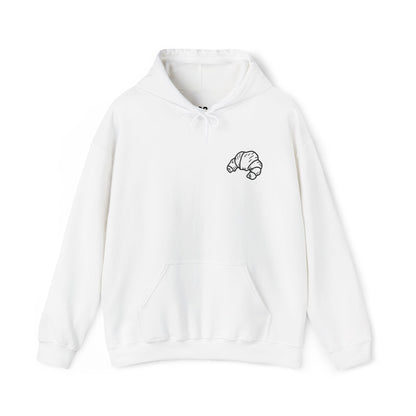 Embroidered Croissant Hoodie