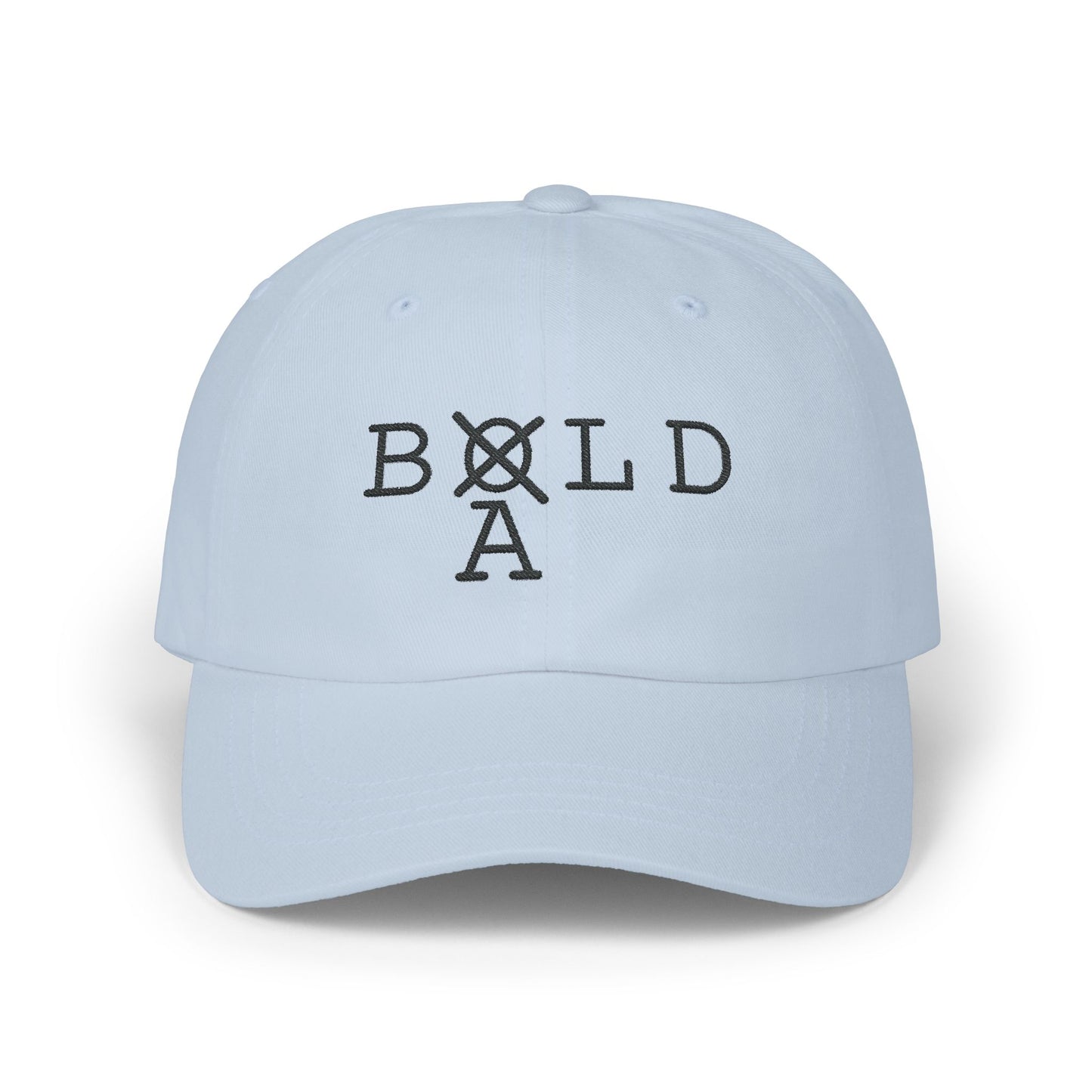 Bald Bold Dad Cap Embroidered