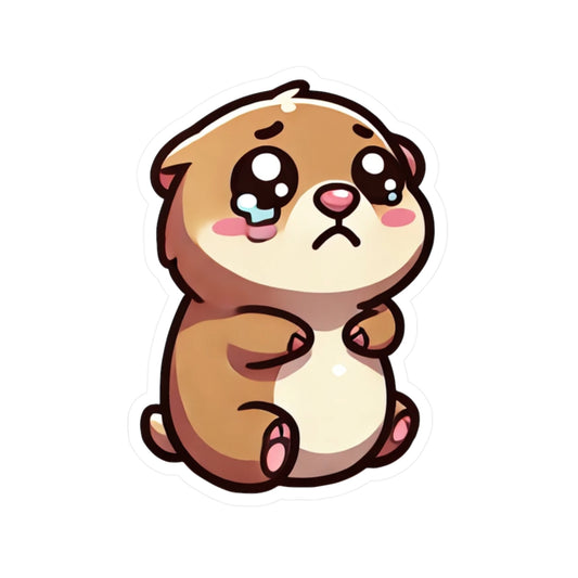 Sad prairie dog sticker