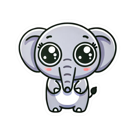 Cute elephant sticker