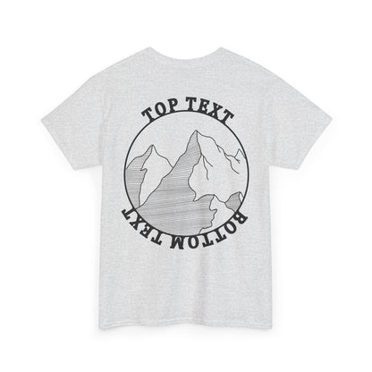 Mountain Tee Top-Bottom Unisex