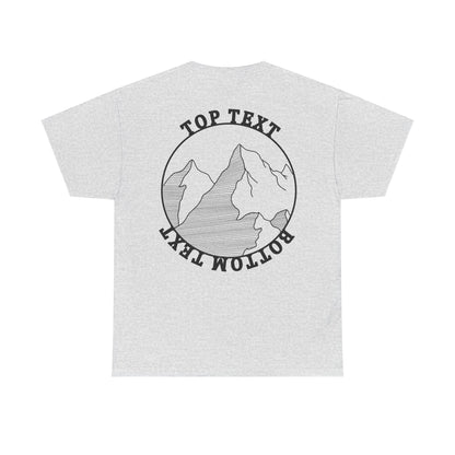 Mountain Tee Top-Bottom Unisex