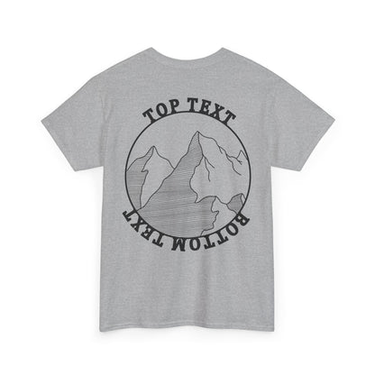 Mountain Tee Top-Bottom Unisex
