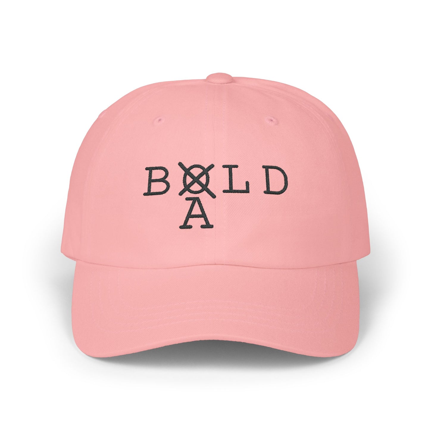 Bald Bold Dad Cap Embroidered
