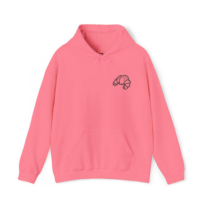 Embroidered Croissant Hoodie