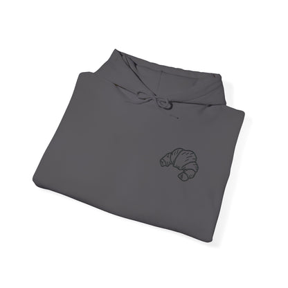 Embroidered Croissant Hoodie